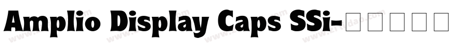 Amplio Display Caps SSi字体转换